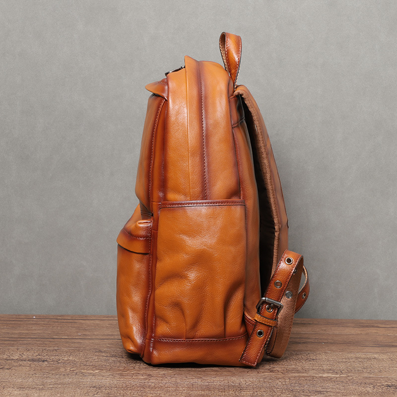 Мужской винтажный рюкзак YETTI – обзор и цена Leather Backpack Vintage