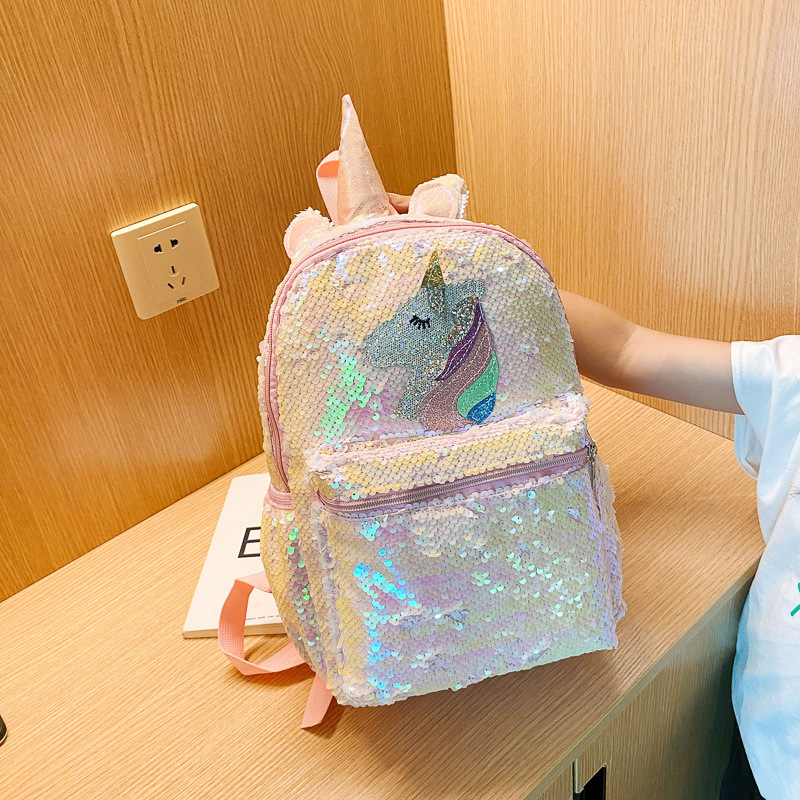 Рюкзак с пайетками в виде един – обзор и цена Fashion Backpack Women