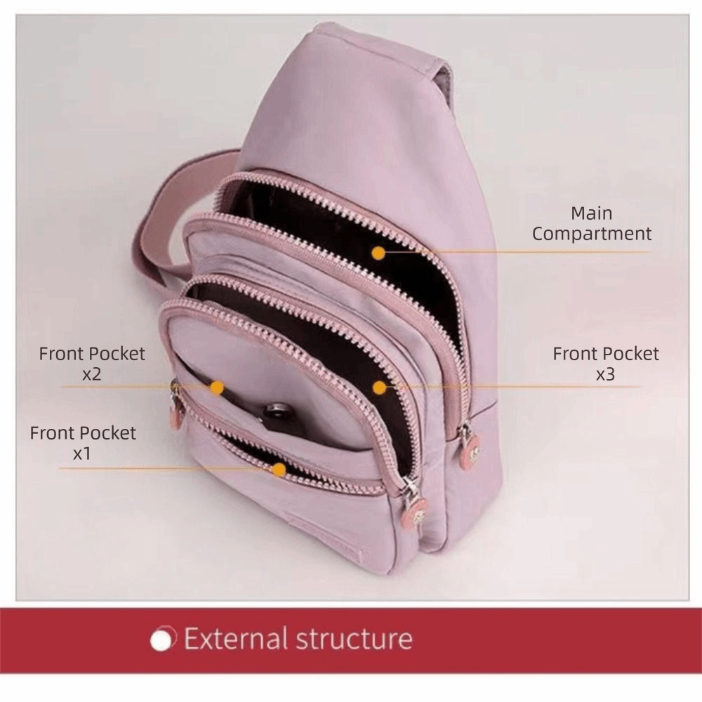 Нейлоновая женская нагрудная с – обзор и цена Sling Backpack Shoulder