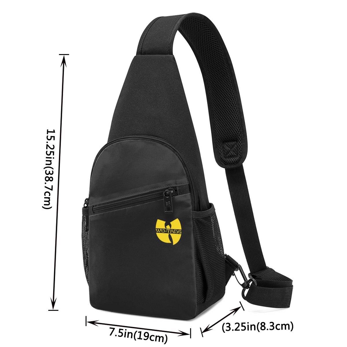 Мужская нагрудная сумка с прин – обзор и цена Sling Backpack Shoulder