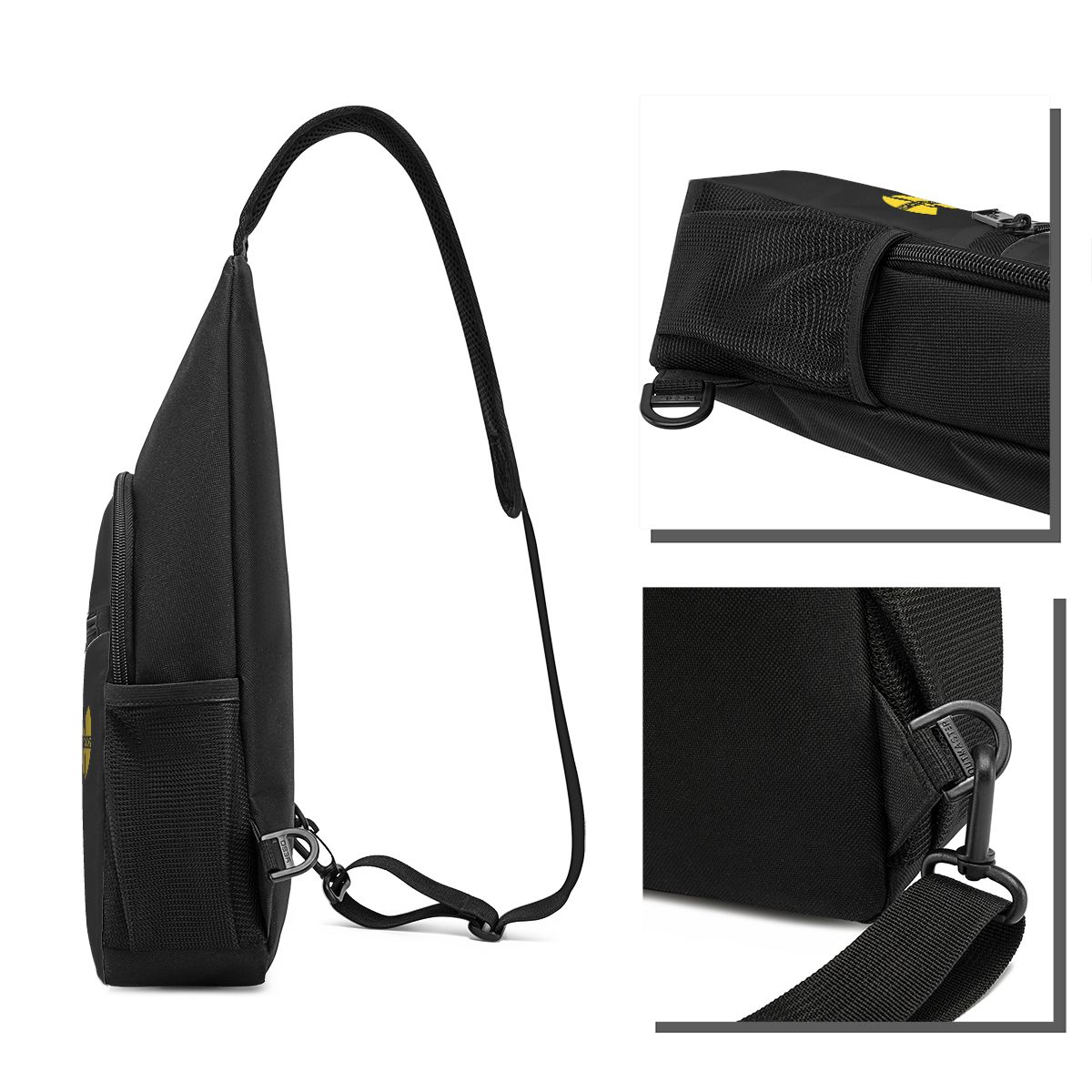 Мужская нагрудная сумка с прин – обзор и цена Sling Backpack Shoulder